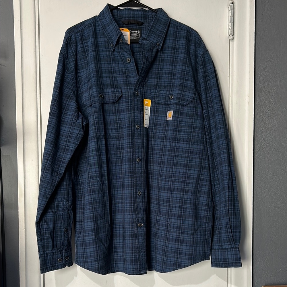 Carhartt Blue Casual Button Down Shirt